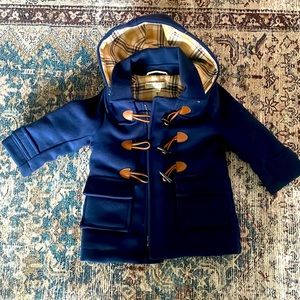Dapper Navy Toggle Peacoat 2T